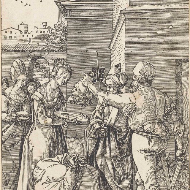 Albrecht Dürer — Обезглавливание святого Иоанна Крестителя