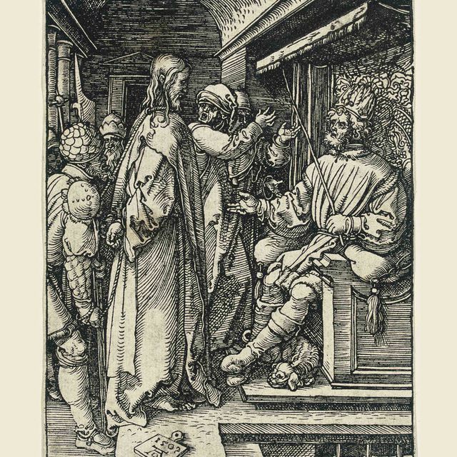 Albrecht Dürer — Семь пластинок из серии "Страсти по малой гравюре на дереве" (Б. 32-38; М., Зал. 141-147; С.М.С. 202-208)