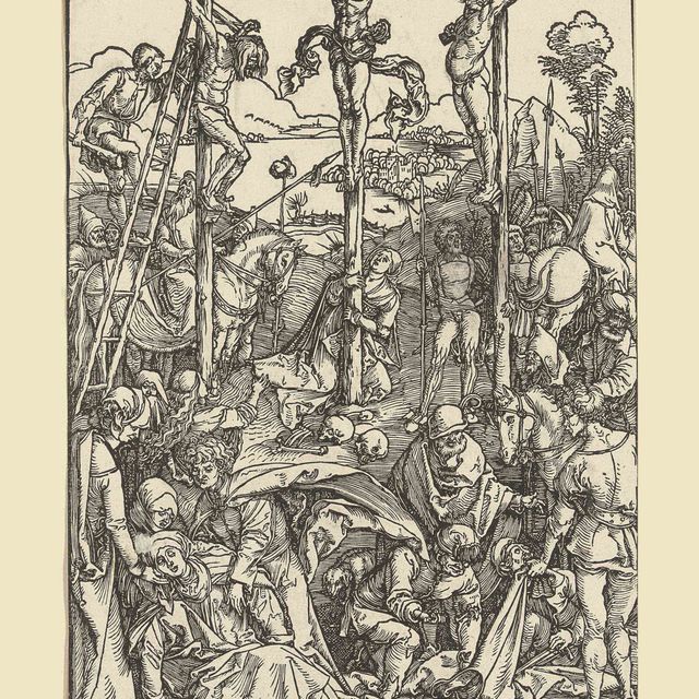 Albrecht Dürer — Голгофа с тремя крестами (т. 59; М., Зал. 180; С.М.С. 131)