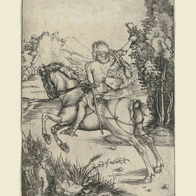 Albrecht Dürer — Маленький курьер (Б. 80; М., Холл. 79; С.М.С. 10)