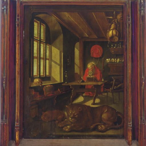 Albrecht Dürer — Святой Иероним в своем кабинете