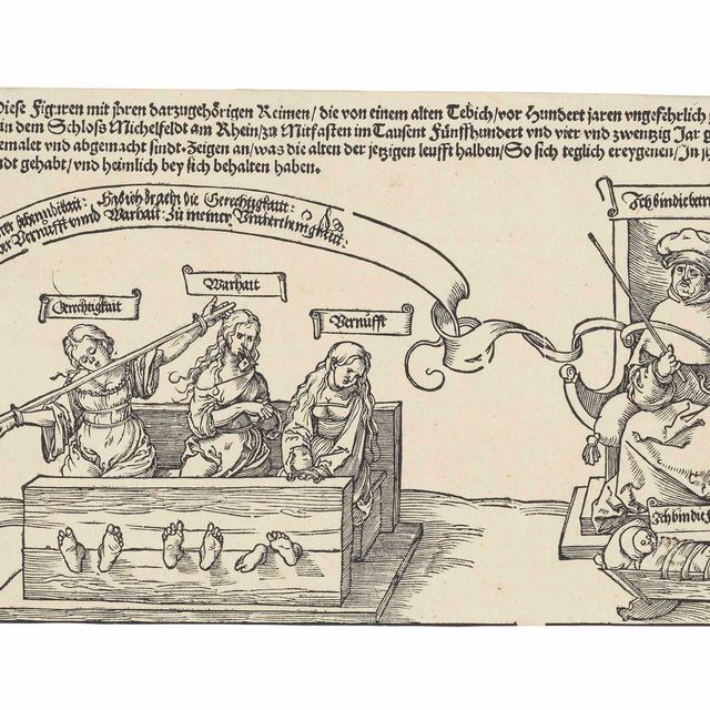 Albrecht Dürer — Гобелен Михельфельда: Центральная панель ("Аллегория социальной несправедливости")