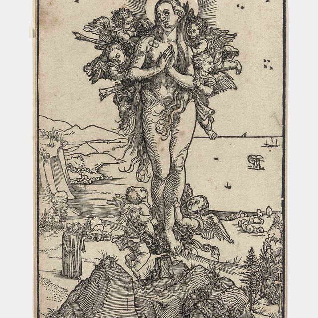Albrecht Dürer — Возвышение святой Марии Магдалины (стр. 127; М., Зал. 237, С.М.С. 139)