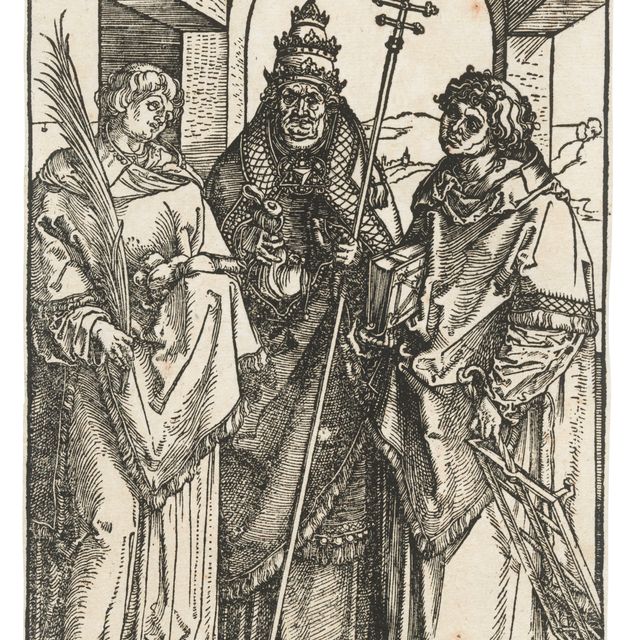 Albrecht Dürer — Святые Стефан, Сикст и Лаврентий