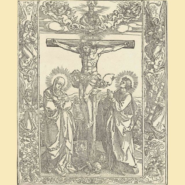 Albrecht Dürer — Христос на кресте (стр. 56; М., Зал. 183)