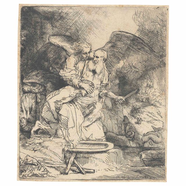 Albrecht Dürer — Жертвоприношение Авраама