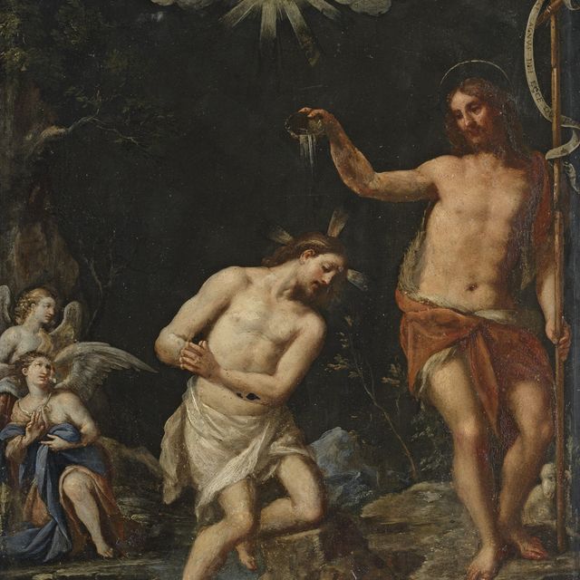 Alessandro Turchi — Крещение Христа