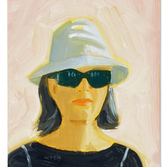 Alex Katz — Ада в белой шляпе и солнечных очках