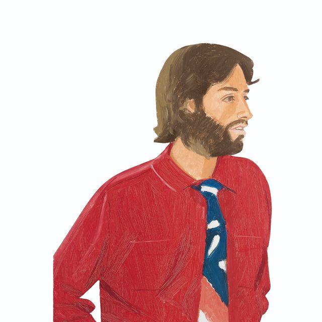 Alex Katz — Красный, белый, синий галстук