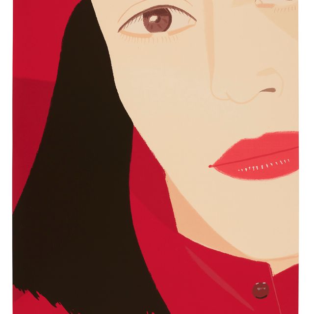 Alex Katz — Красное пальто