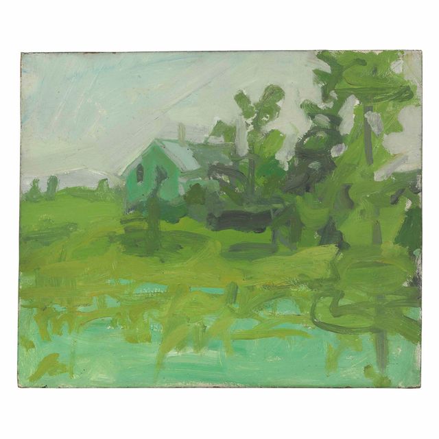 Alex Katz — Пейзаж с домом