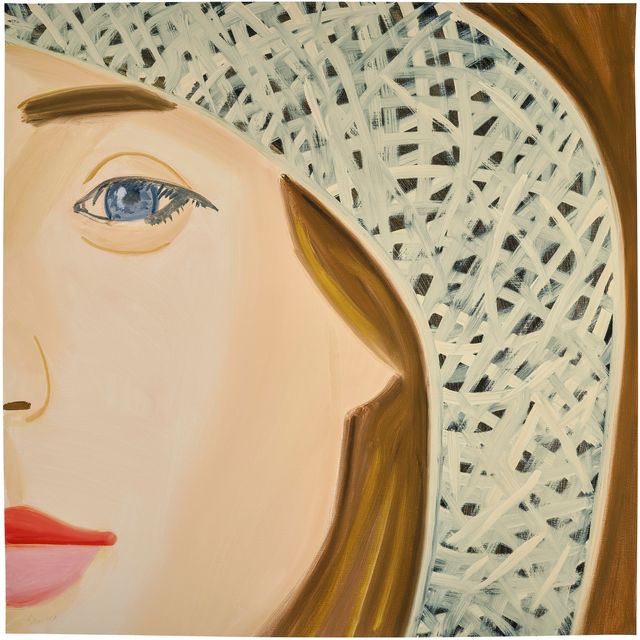 Alex Katz — Соломенная шляпа 1