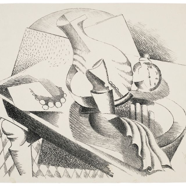 Alexander Archipenko — Натюрморт (Stilleben) из "Die Schaffenden"