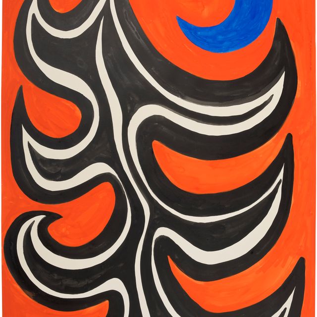 Alexander Calder — Черное дерево, Голубая Луна