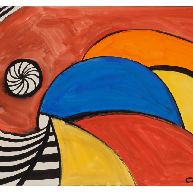 Alexander Calder — Спиральный диск Paysage avec