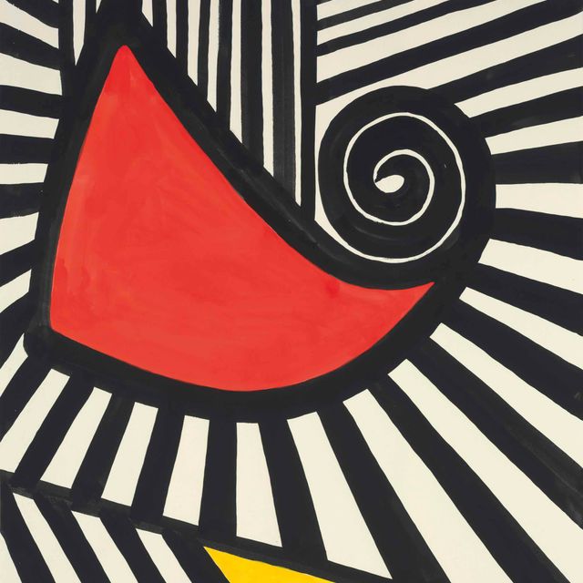 Alexander Calder — Желтый угол