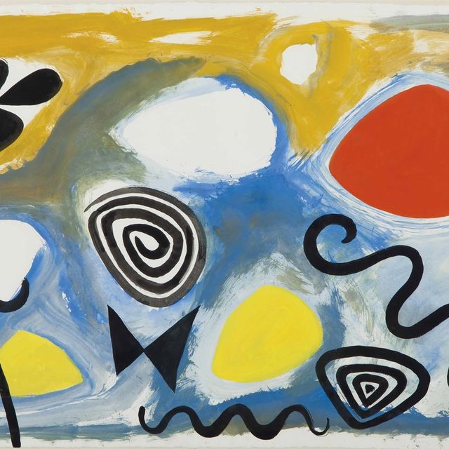 Alexander Calder — Черное обвилось вокруг белого