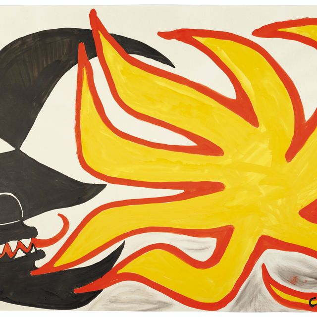 Alexander Calder — Луна с красным языком