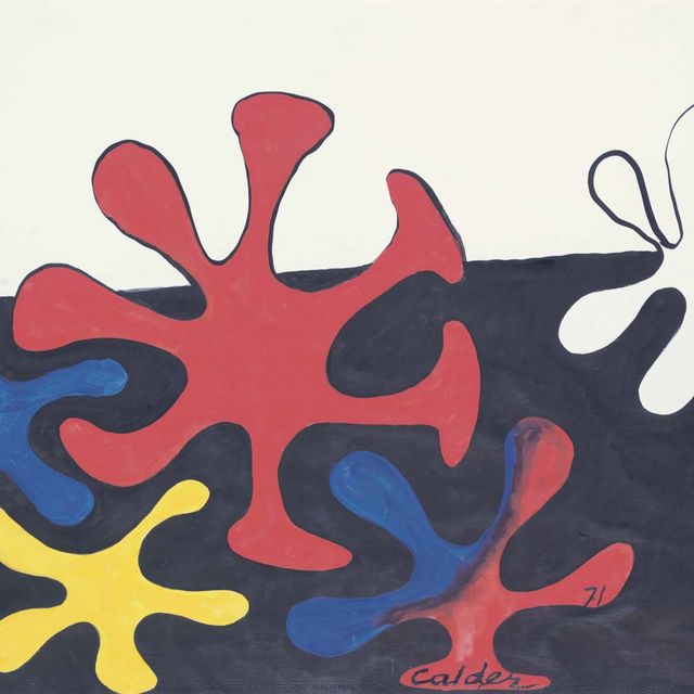 Alexander Calder — Румяна и блю