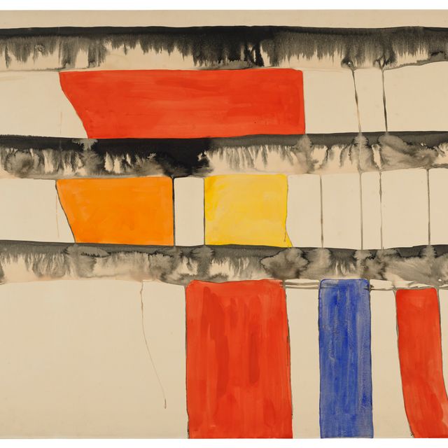 Alexander Calder — Красные квадраты, Черные полосы