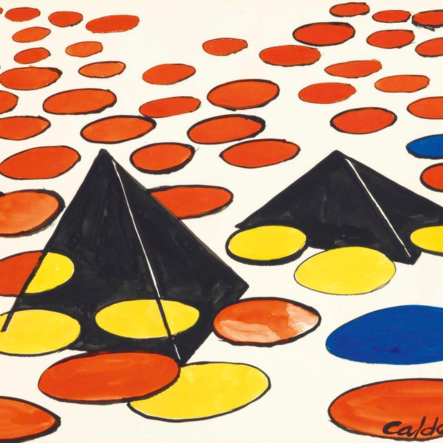 Alexander Calder — Черные горизонтальные пирамиды