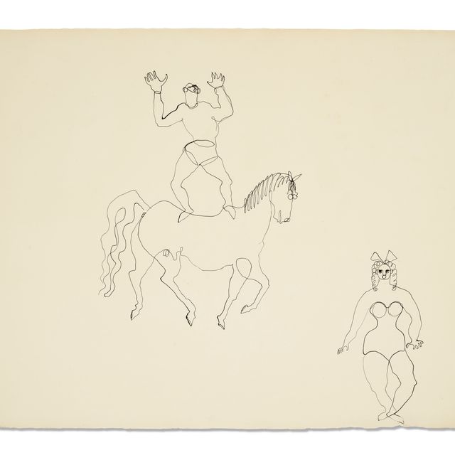 Alexander Calder — Представление верхом на лошади