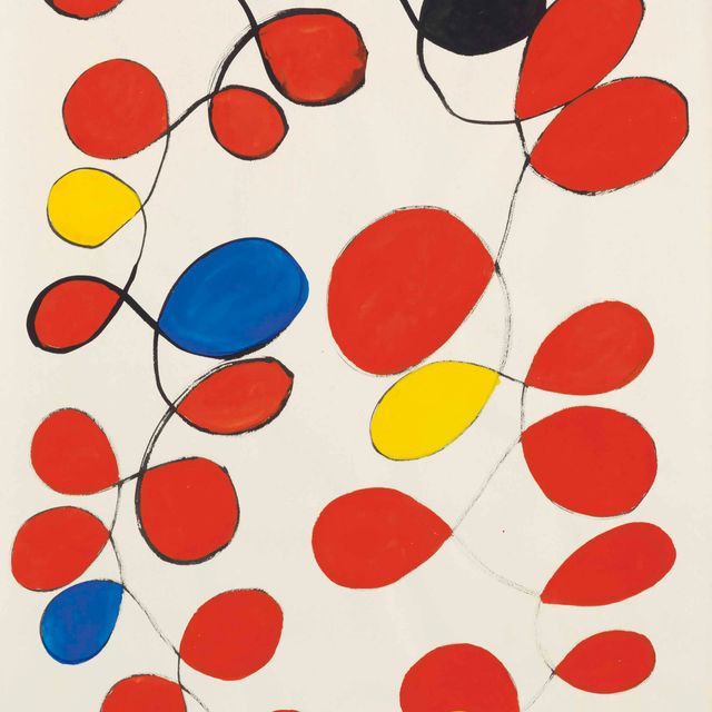 Alexander Calder — Много петель, Одна черная