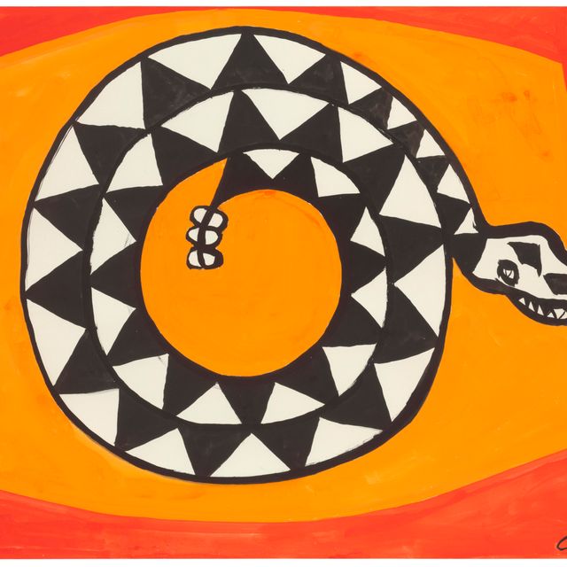 Alexander Calder — Погремушка в оранжевом