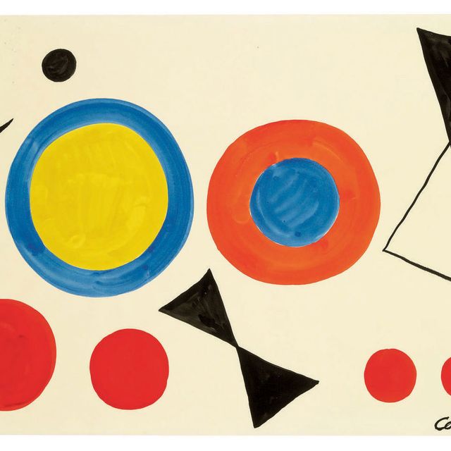 Alexander Calder — Песочные часы и мишень