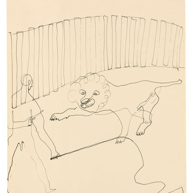 Alexander Calder — Огражденный лев