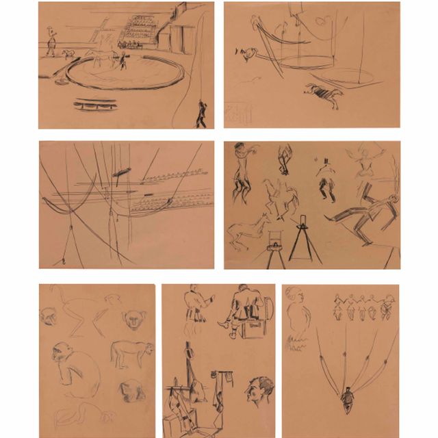 Alexander Calder — Без названия (Цирковые ринги)