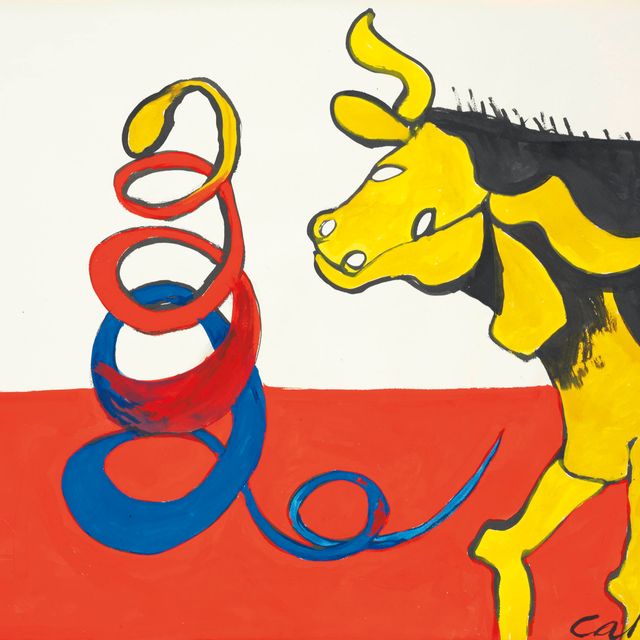 Alexander Calder — Желтый скот