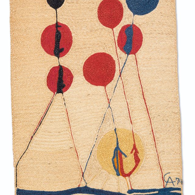 Alexander Calder — ГОБЕЛЕН "ВОЗДУШНЫЕ ШАРЫ", ОКОЛО 1974 ГОДА