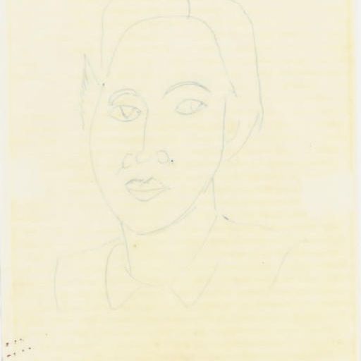 Alexander Calder — (Без названия) Портрет мужчины