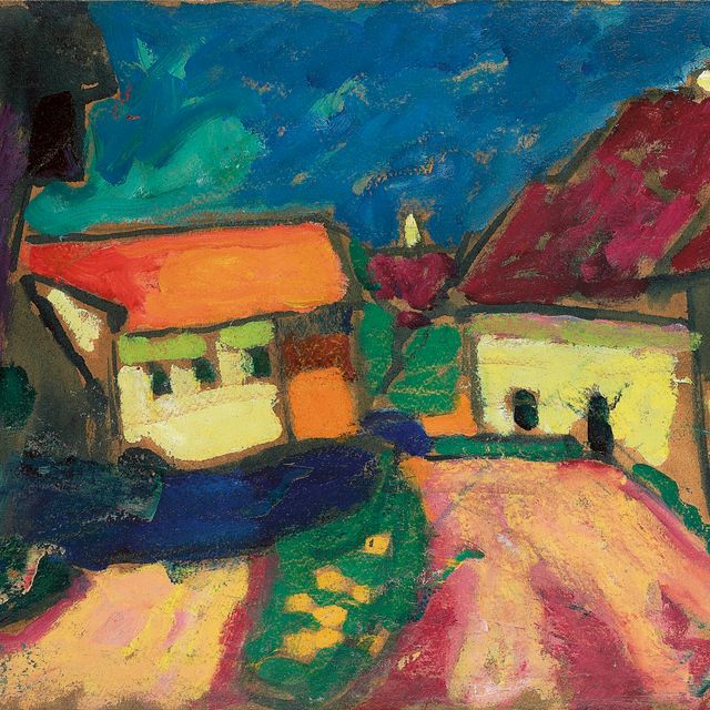 Alexej von Jawlensky — Ландшафтстудия - Дорфштрассе