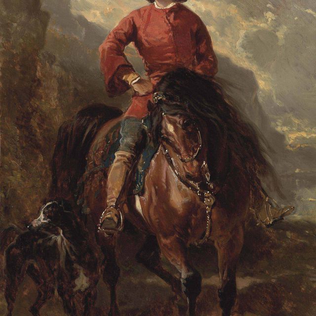 Alfred De Dreux — Молодой кавалер с гор на Шетландских островах и в Леврее