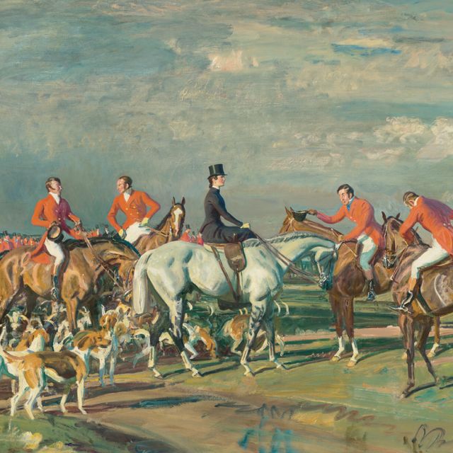 Alfred James Munnings — Кто эта дама?; и два исследования