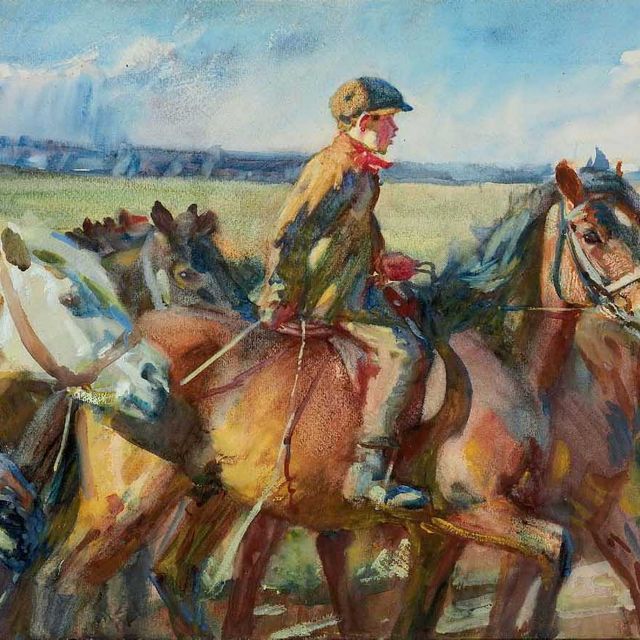 Alfred James Munnings — Креветки отправляются на рынок