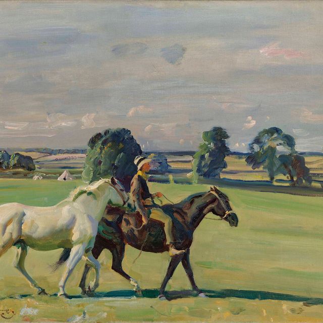 Alfred James Munnings — Тренировка пони