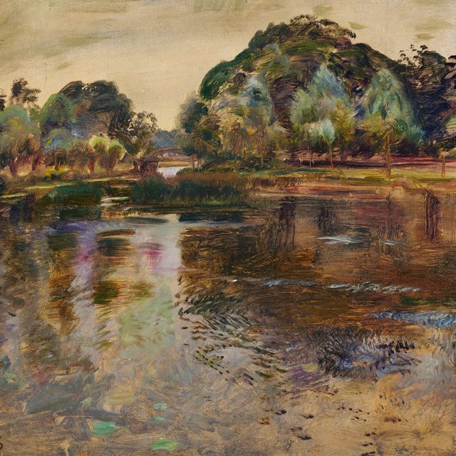Alfred James Munnings — Бассейн Дедхэмской мельницы