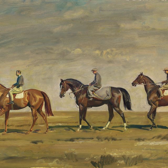 Alfred James Munnings — На тренировке