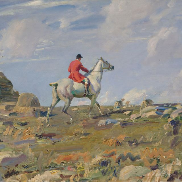 Alfred James Munnings — Нед Осборн в фильме "Серый клещ" , Зеннор-Хилл, Корнуолл