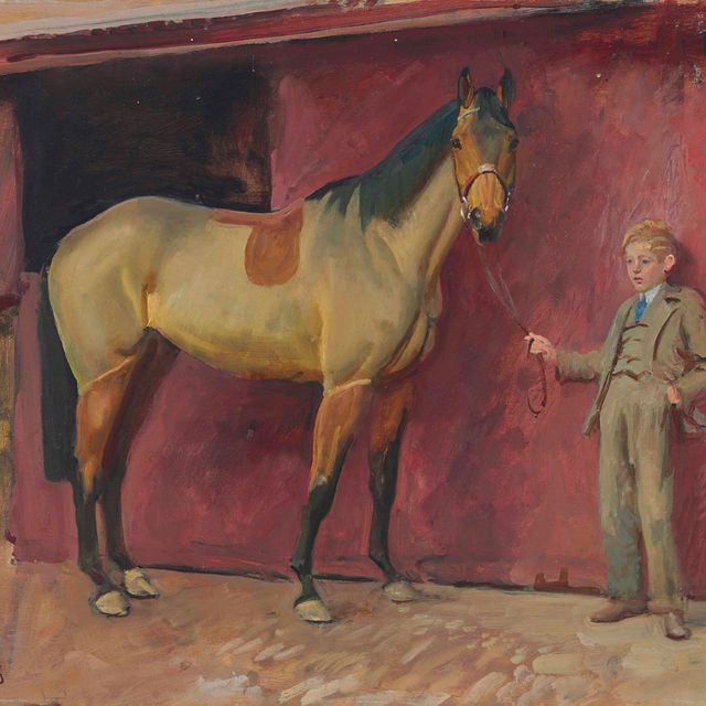 Alfred James Munnings — Моя лошадь "Анархист"