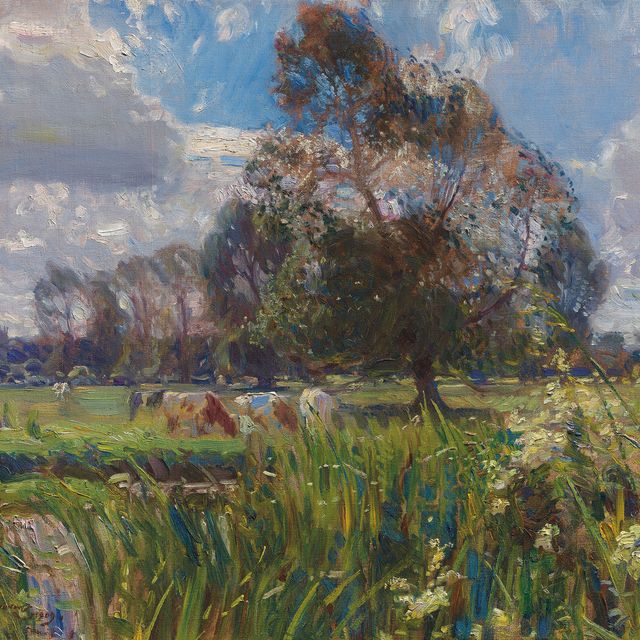 Alfred James Munnings — Летний полдень на Венсуме, Костесси