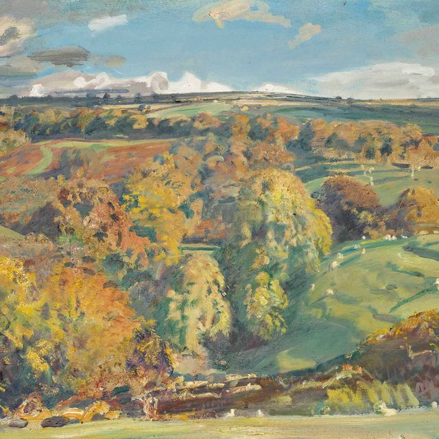 Alfred James Munnings — Уитипул смотрит в сторону Уинсфорд-Хилл, Эксмур