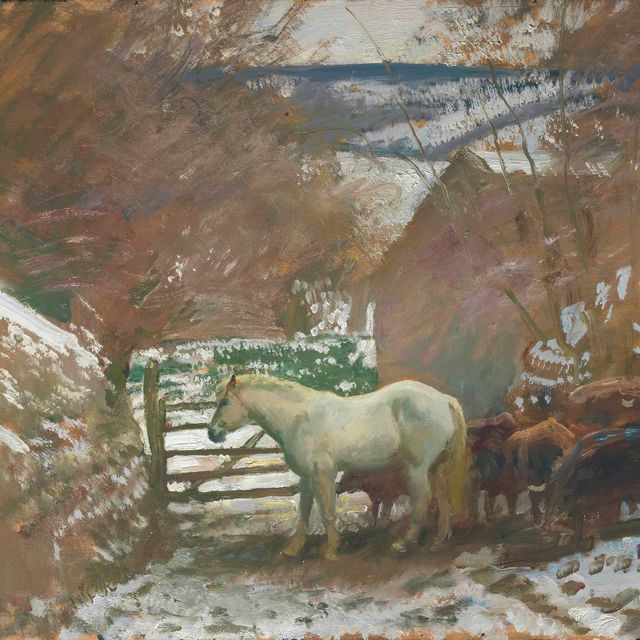 Alfred James Munnings — Февральская оттепель