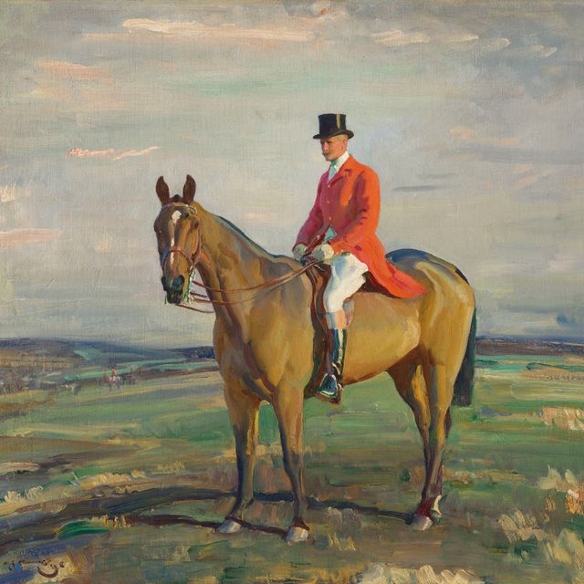 Alfred James Munnings — Вивиан Хью Смит на своем охотнике