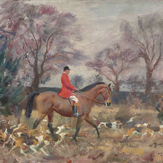 Alfred James Munnings — Охота на Бельвуара