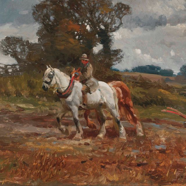Alfred James Munnings — Возвращение домой перед бурей