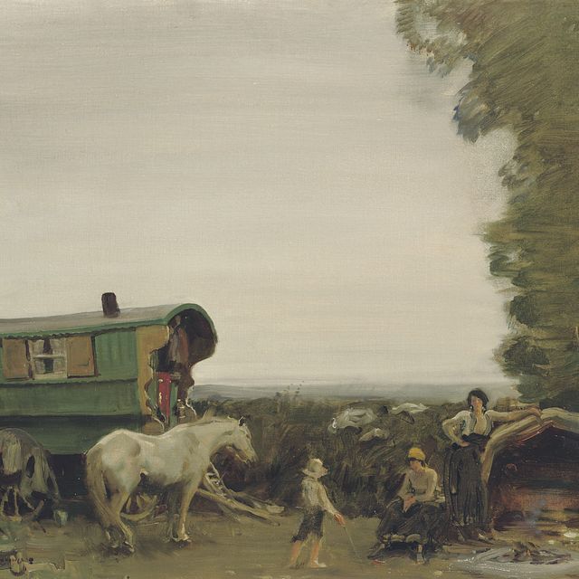Alfred James Munnings — Цыгане в Хэмпшире